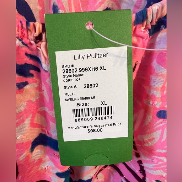 NWT Lilly Pulitzer Corie Top - Picture 4 of 5